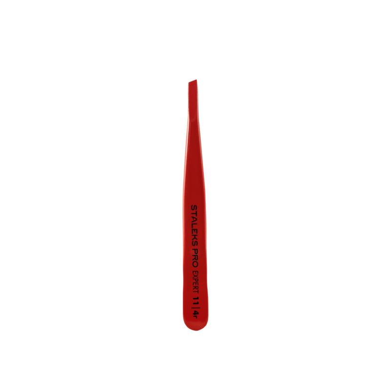 Staleks Pro Eyebrow Tweezers Expert 11 Type 4r Smal Schuin (TE-11/4r)