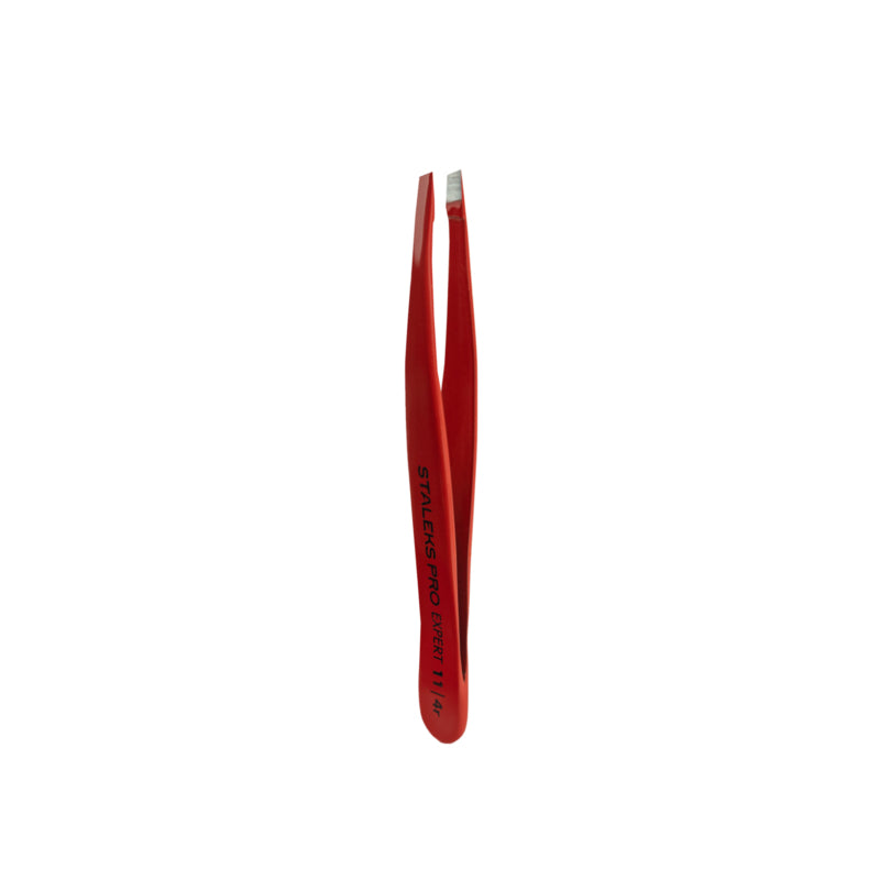 Staleks Pro Eyebrow Tweezers Expert 11 Type 4r Smal Schuin (TE-11/4r)