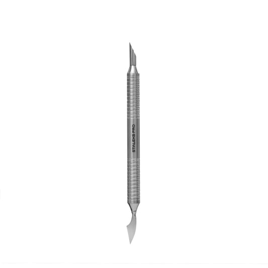 Staleks Hollow Slanted Cuticle Pusher & Cleaner Expert 100 Type 1 (PE-100/1)