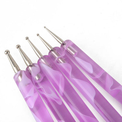 Shape It Up Nail Art Dotting Tools 5 Stuks