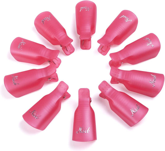 Shape It Up Soak Off Gel Polish Clips Pink 10 Stuks