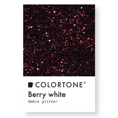 Colortone Ombre Glitters Berry White