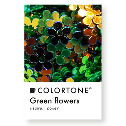 Colortone Green Flowers