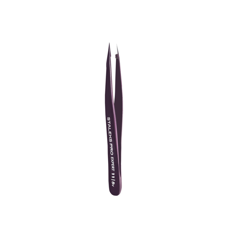 Staleks Pro Eyebrow Tweezers Expert 11 Type 5v Punt (TE-11/5v)