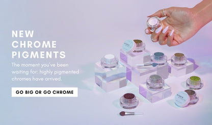 The GelBottle Aqua Chrome Pigment