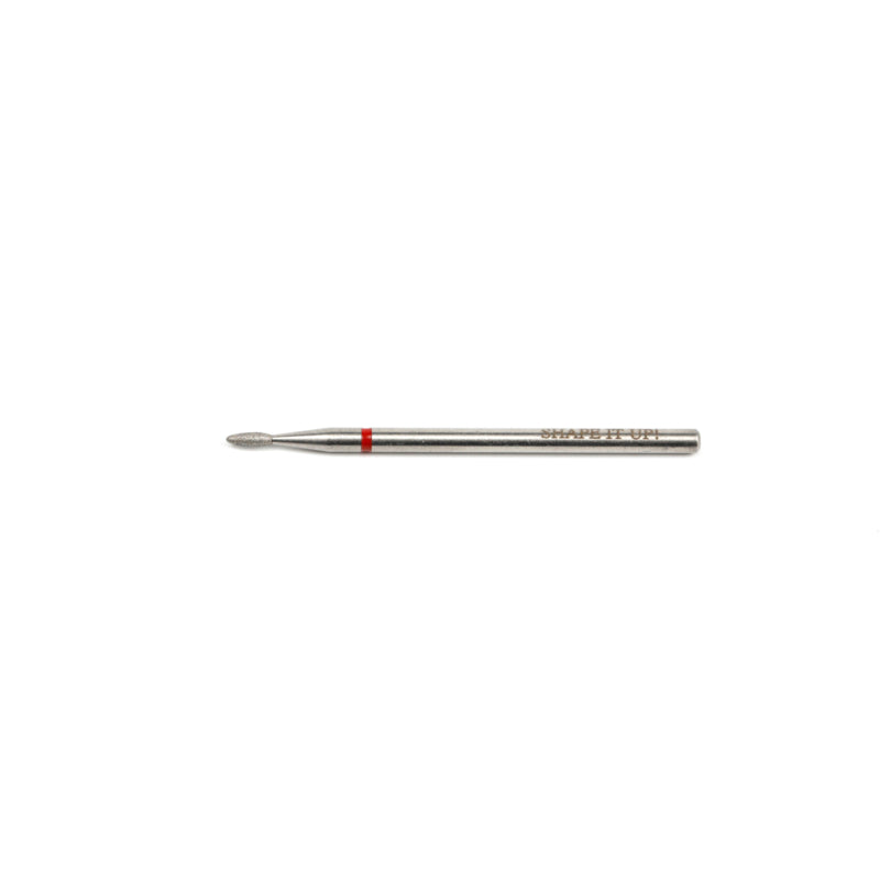 Shape It Up Diamond Frees Bit Scherpe Mini Flame 1.4mm Rood (Manicure Pedicure)