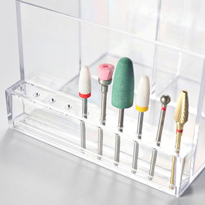 Shape It Up Portable e-File Drill Bit Storage Organizer