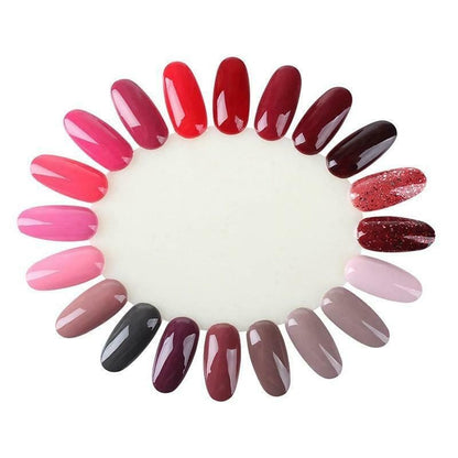 Shape It Up Gel Polish Color Wheel Milky White 20 Tips