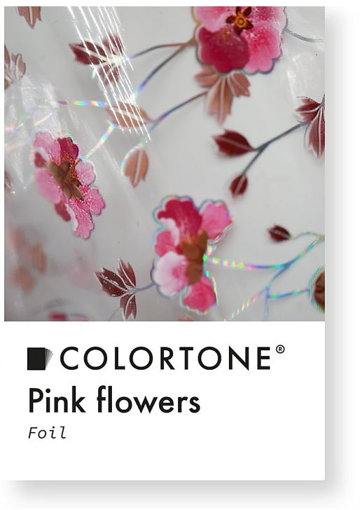 Colortone Pink Flowers Foil