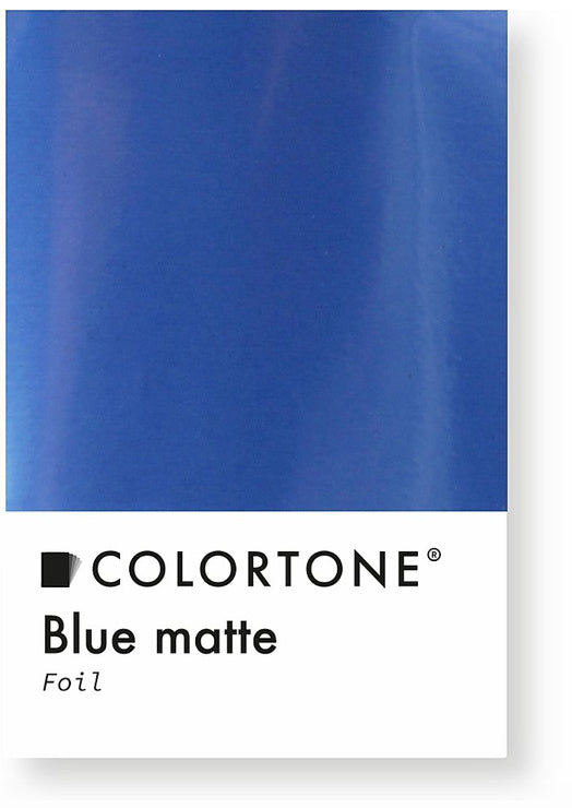 Colortone Blue Matte Foil