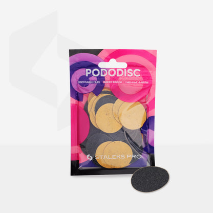 Staleks Refill Pads For Pododisc L Black (50 pc) (PDF-25-serie)