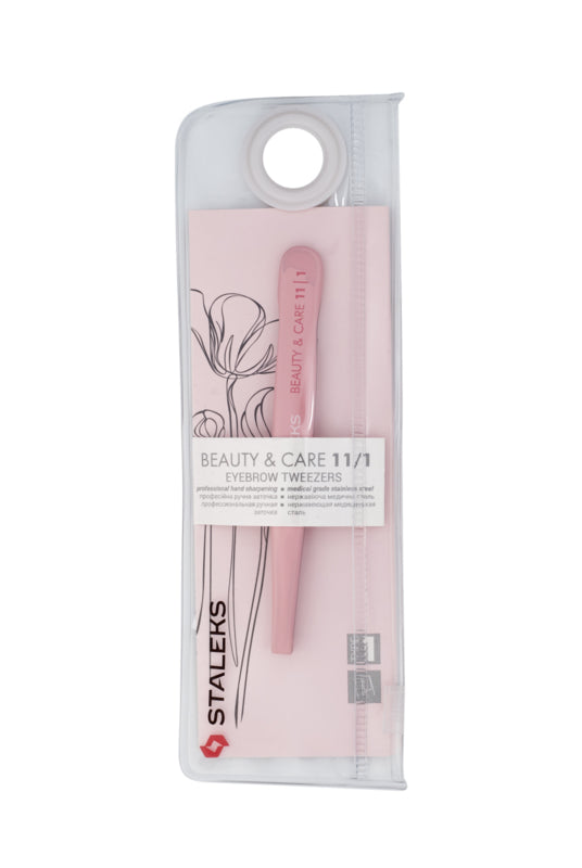 Staleks Eyebrow Tweezers Beauty & Care 11 Type 1 Breed Recht (TBC-11/1)