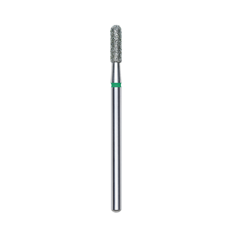 Staleks Diamond Frees Bit Rounded Cylinder Green 2.3mm (Manicure Pedicure) (FA30G023/8K)