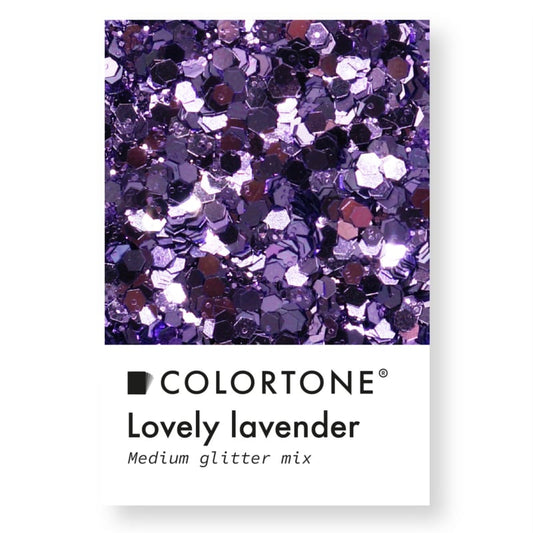 Colortone Medium Glitter Mix Lovely Lavender