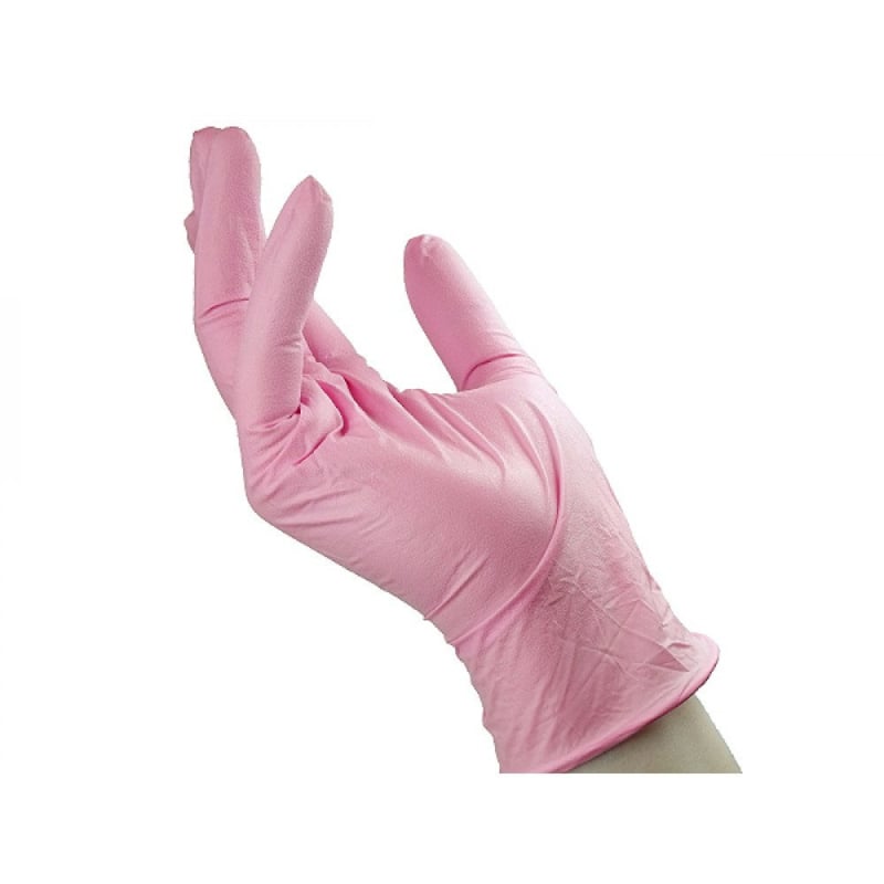 Merbach Nitril Handschoenen Roze Maat M