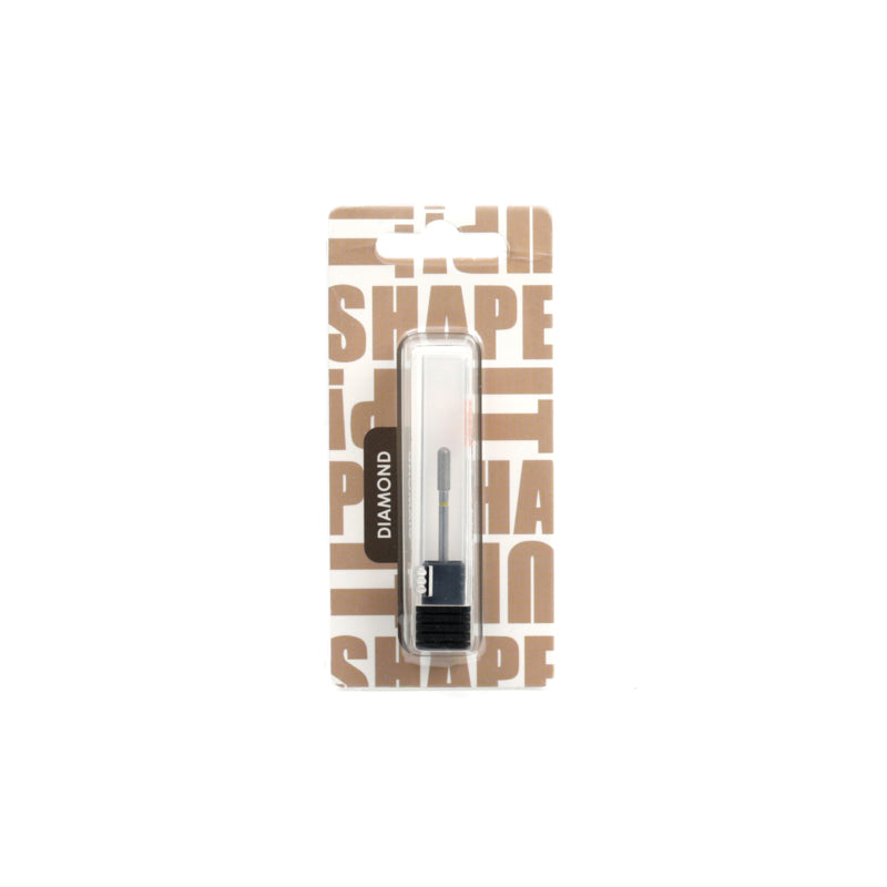 Shape It Up Diamond Frees Bit Cilinder Afgerond Medium 3.0mm Geel (Manicure Pedicure)