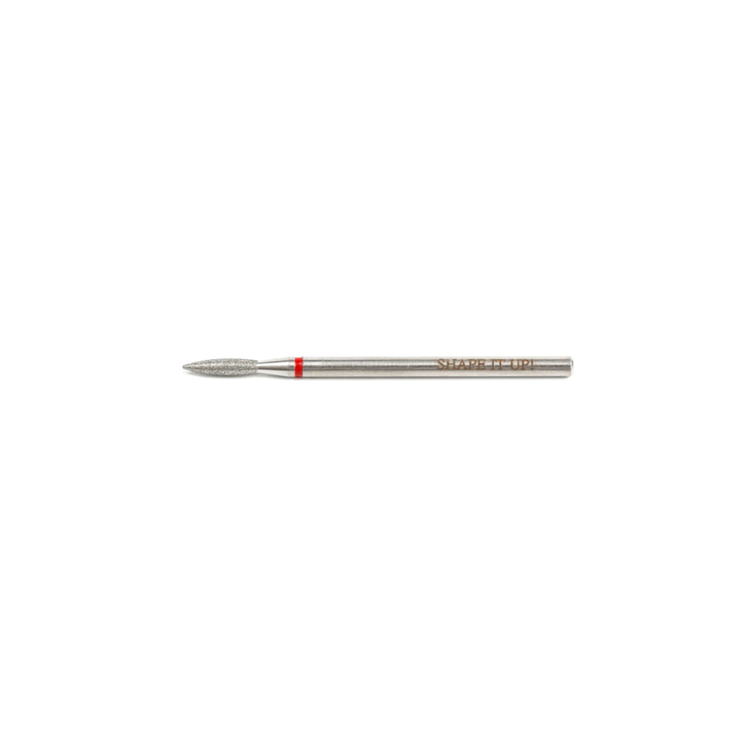 Shape It Up Diamond Frees Bit Brede Scherpe Flame 2.0mm Rood (Manicure Pedicure)