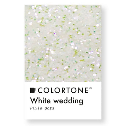 Colortone Pixie Dots White Wedding