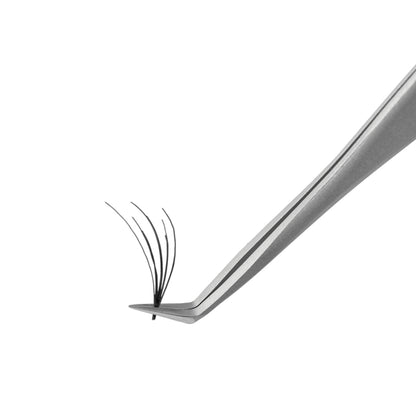 Staleks Pro Eyelash Tweezers Expert 40 Type 2 L-Shaped 70 (TE-40/2)