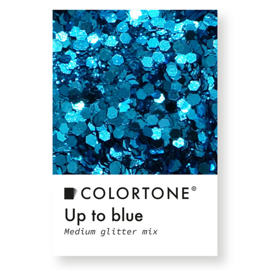 Colortone Medium Glitter Mix Up To Blue