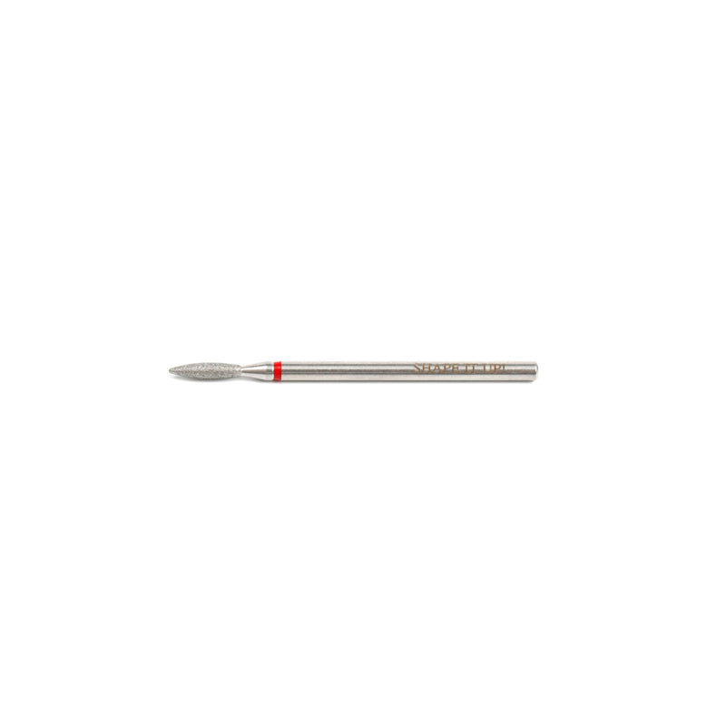 Shape It Up Diamond Frees Bit Lange Scherpe Flame 2.0mm Rood (Manicure Pedicure)