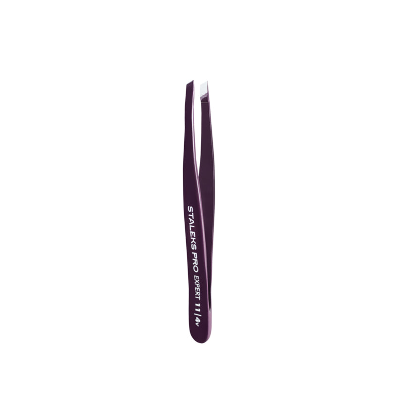 Staleks Pro Eyebrow Tweezers Expert 11 Type 4v Smal Schuin (TE-11/4v)