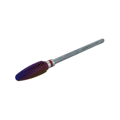 Shape It Up Carbide Frees Bit Purple Flame Fijn Rood (Manicure Pedicure)