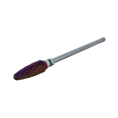 Shape It Up Carbide Frees Bit Purple Flame Grof Groen (Manicure Pedicure)