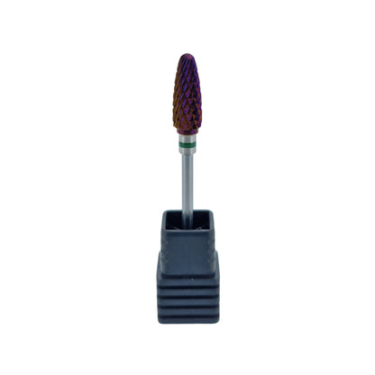 Shape It Up Carbide Frees Bit Purple Flame Grof Groen (Manicure Pedicure)