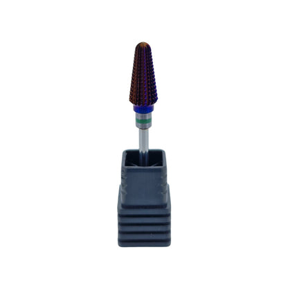 Shape It Up Carbide Frees Bit Purple Tapered Tornado Grof Groen (Manicure Pedicure)