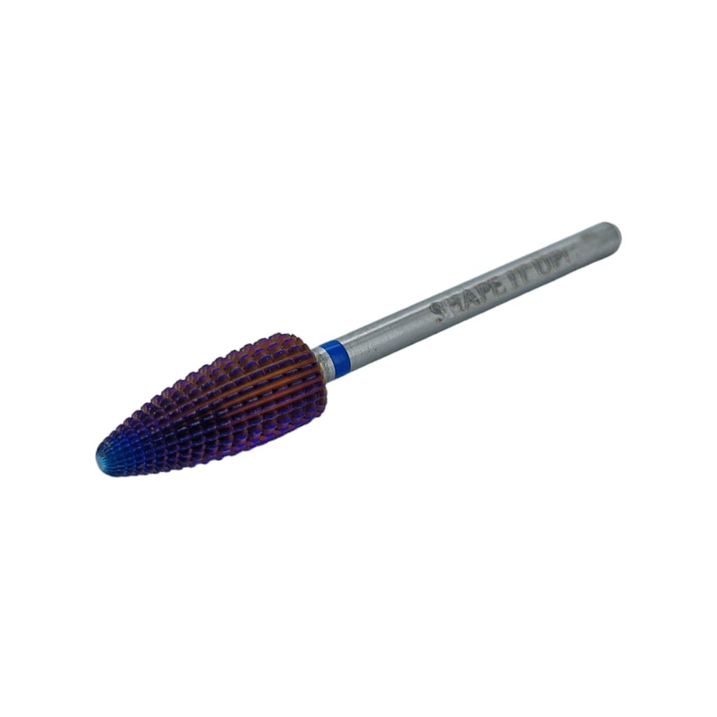 Shape It Up Carbide Frees Bit Purple Typhoon Flame 2-Way Medium Blauw (Manicure Pedicure)