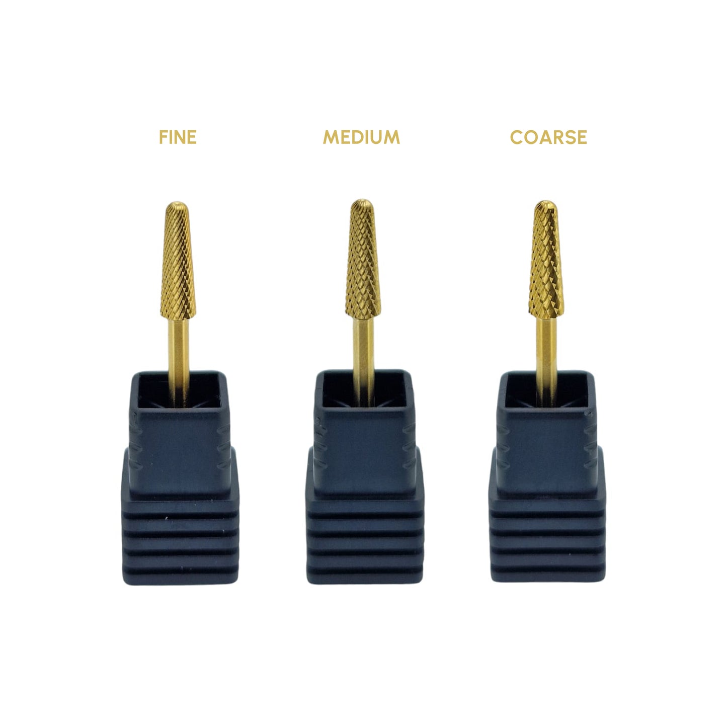 Shape It Up Carbide Frees Bit Smalle Afgeronde Kegel Fijn Gold Series (Manicure Pedicure)