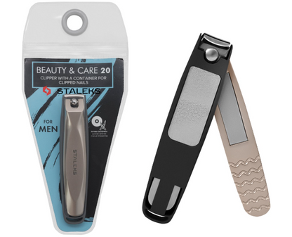 Staleks Nail Clipper + Container Beauty & Care 20 (KBC-20)