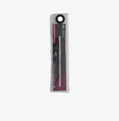 Staleks Rounded & Rectangular Cuticle Pusher Expert 80 Type 1 (PE-80/1)