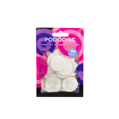 Staleks Refill Pads For Pododisc L White (50 pc) (PDF-25-serie)