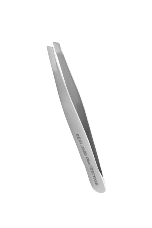 Staleks Pro Eyebrow Tweezers Expert 10 Type 3 Breed Schuin (TE-10/3)