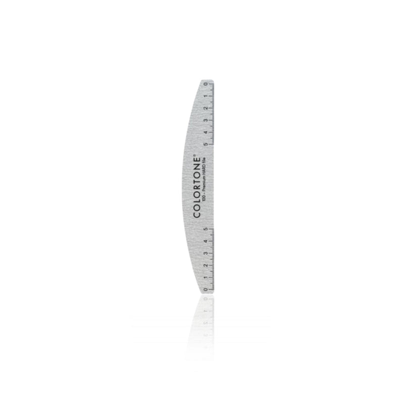 Colortone Premium Hard Nail File Half Moon 100/100