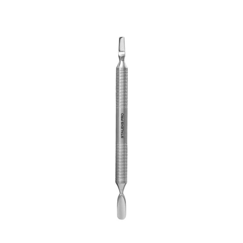 Staleks Hollow Rounded Cuticle Pusher & Straight Blade Expert 100 Type 5 (PE-100/5)