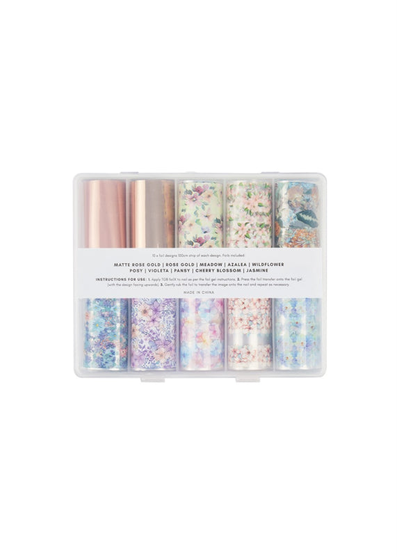 The GelBottle FoilX Floral Foil Collection