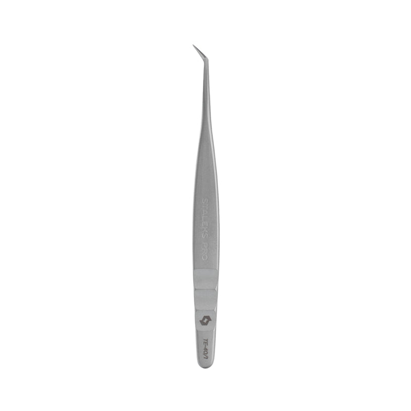 Staleks Pro Eyelash Tweezers Expert 40 Type 1 L-Shaped 50 (TE-40/1)