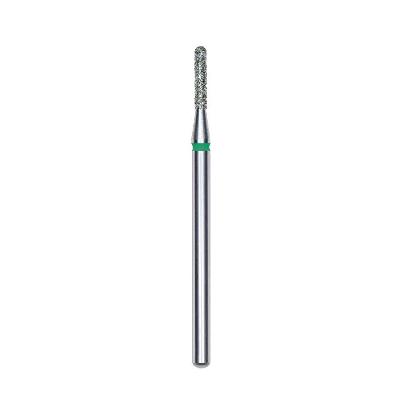 Staleks Diamond Frees Bit Rounded Cylinder Green 1.4mm (Manicure Pedicure) (FA30G014/8K)