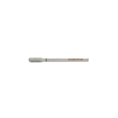 Shape It Up Diamond Frees Bit Lange Cilinder Afgerond 3.0 mm Groen (Manicure Pedicure)