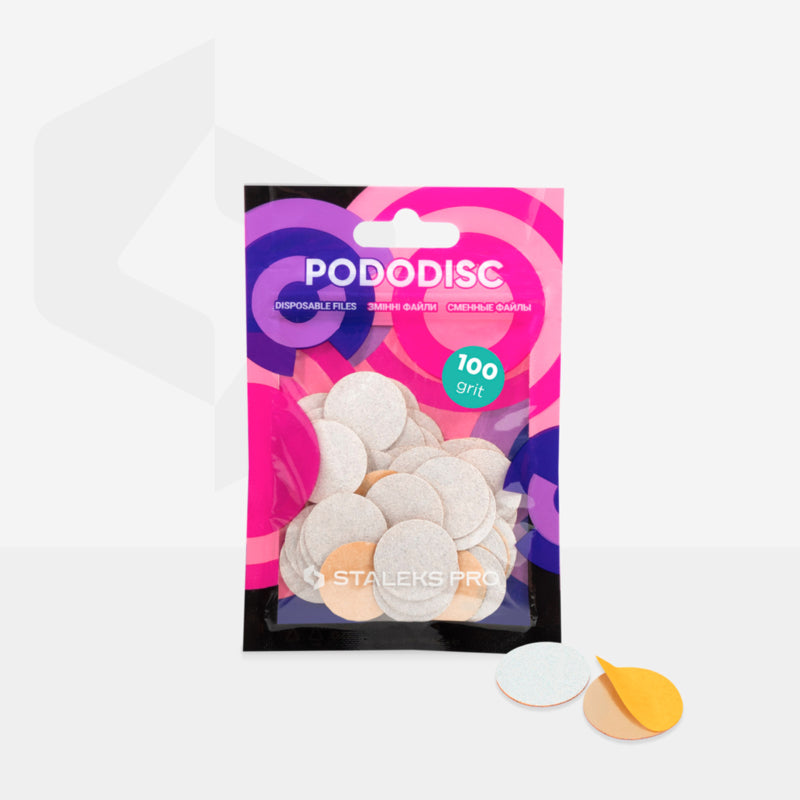 Staleks Refill Pads For Pododisc M White (50 pc) (PDF-20-serie)