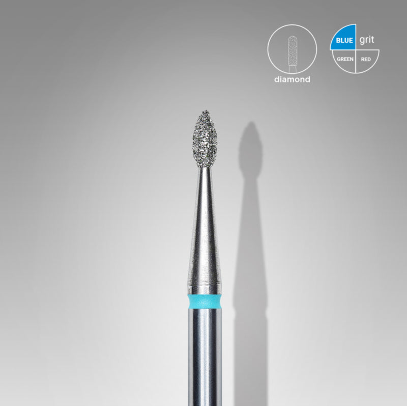 Staleks Diamond Frees Bit Drop Blue 1.6mm (Manicure Pedicure) (FA40B016/4K)