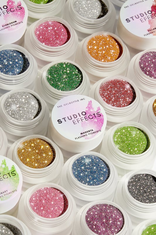 The GelBottle Pillarbox Pure Flashing Pigment